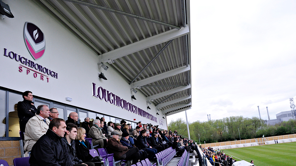 spectators at the Loughborough stadium